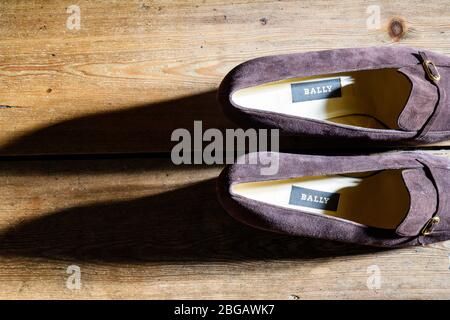 Bally ladies shoes Stock Photo