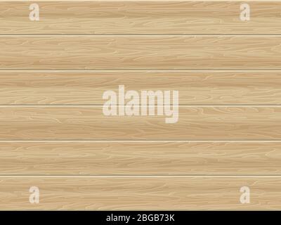Seamless wooden board surface background. EPS 10 vector Stock Vector