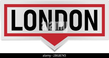 london speech bubble icon. speech bubble vector eps10. Stock Vector