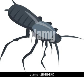 Control cockroach icon, isometric style Stock Vector