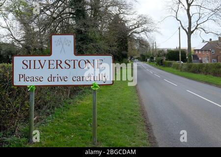 Silverstone Village Stock Photo