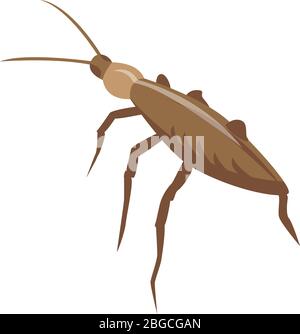 Pest cockroach icon, isometric style Stock Vector