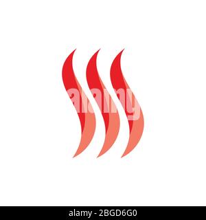 curves abstarct flow smoke logo vector Stock Vector