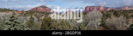 View on mountains near Sedona Arizona USA Stock Photo