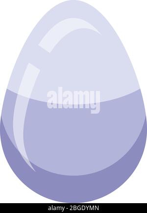 Goose egg icon, isometric style Stock Vector
