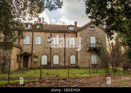 Details of Tatoi Palace which is a former Greek Royal Family summer residence. Stock Photo