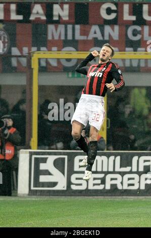 Milan Italy, 28 January 2009, Serie A Football Championship 2008/2009 AC.Milan - Genoa : David ...