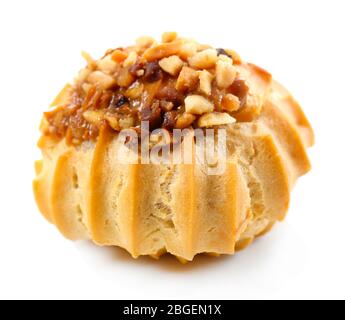 Tasty cake isolated on white Stock Photo