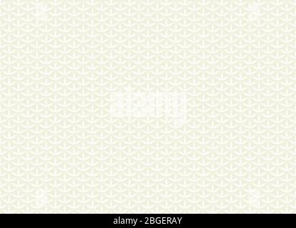 Seamless volume white pattern. Flower of life design volume background. Floral repetitive light geometric texture or web page fill. Looks like scales Stock Vector