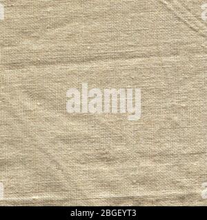 Burlap grunge texture background. Light brown fabric. Light natural linen texture. Brown canvas background texture Stock Photo