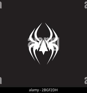Spider logo icon design vector template Stock Vector