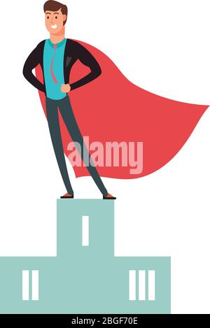 Super Boss Sign Vector. Successful Business Man. Super Leader ...