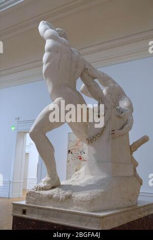 Hercules and Lychas by Antonio Canova, 1795-1815 - Galleria nazionale d'arte moderna - Rome, Italy Stock Photo