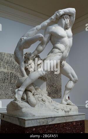 Hercules and Lychas by Antonio Canova, 1795-1815 - Galleria nazionale d'arte moderna - Rome, Italy Stock Photo