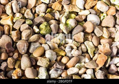 Pebbles gravel closeup Stock Photo