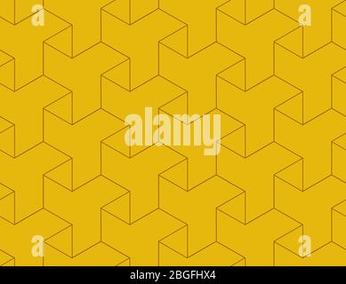 This is a illustration of Seamless Japanese pattern of shapes representing windmills Stock Vector