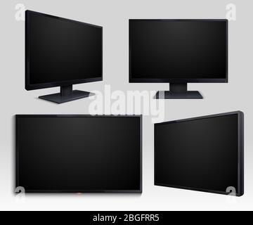 Television, video and computer device, electronic gadget hand drawn ...