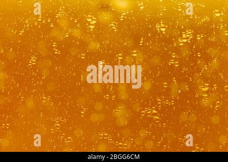 Colored air bubbles in water Stock Photo