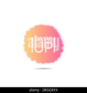 Swipe up icon Stock Vector