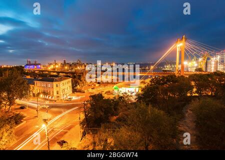 Bridge in Odessa. Odessa, Odessa Oblast, Ukraine. Stock Photo