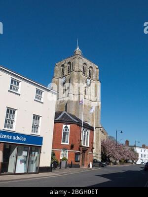 Beccles Suffolk Church Stock Photo