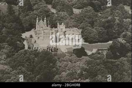 Highcliffe Castle circa 1920. Stock Photo