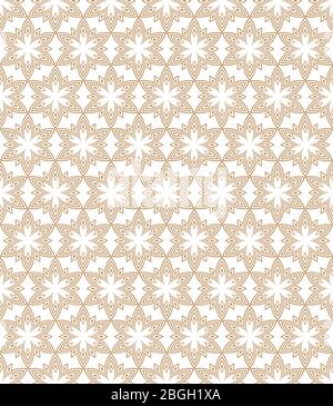 American symbol art linear flower sign pattern Stock Vector