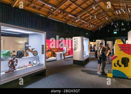 Interior of Canterbury Museum, Christchurch, New Zealand Stock Photo