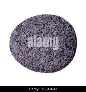 sea stone on a white background. close-up Stock Photo