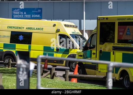 Cheltenham General Hospital, coronavirus pandemic. Stock Photo