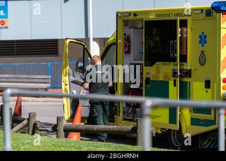 Cheltenham General Hospital, coronavirus pandemic. Stock Photo