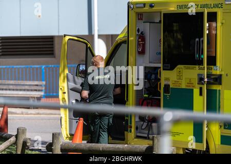 Cheltenham General Hospital, coronavirus pandemic. Stock Photo