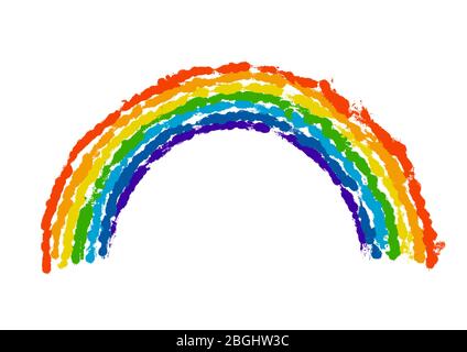 HOW TO DRAW A RAINBOW EASY | Rainbow drawing, Drawings, Draw