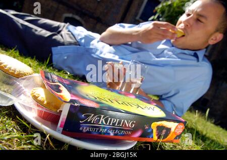 Illustrative image of a Mr Kipling product; a Premier Foods brand Stock Photo