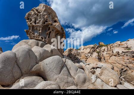 Landscape of Sardinia.Granite rocks. Italy Stock Photo