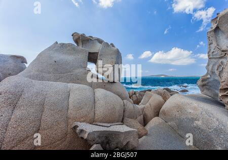 Landscape of Sardinia.Granite rocks. Italy Stock Photo