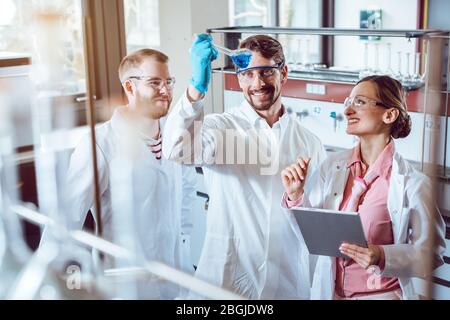Scientists doing science Stock Photo