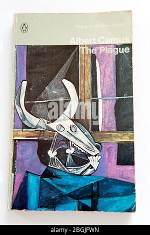 The Plague by Albert Camus Penguin Modern Classic paperback book reprinted 1973.  For editorial use only. Stock Photo