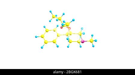 Prodine - Prisilidine - molecular structure. It is an opioid analgesic ...