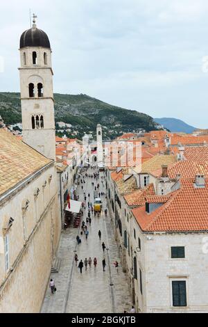 The Franciscan Church and Monastery in the old town of Dubrovnik, Croatia. Stock Photo