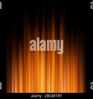 Abstract orange lights on a dark background. EPS 10 Stock Vector