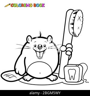 dental floss coloring pages