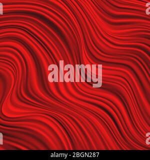 Dynamic abstract red liquid template background with curves lines and shadow. Fashion flyer, brochure, booklet and websites design. Flowing drape Stock Vector