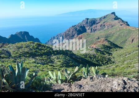 Teno mountains near Masca village, Tenerife, Canary Islands, Spain Stock Photo