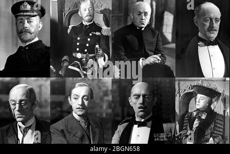 KIND HEARTS AND CORONETS 1949 Ealing Studios film with Alec Guinness in multiple roles Stock Photo