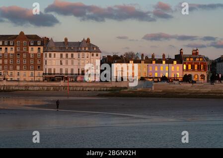 Seafront buildings in Margate, Kent Stock Photo