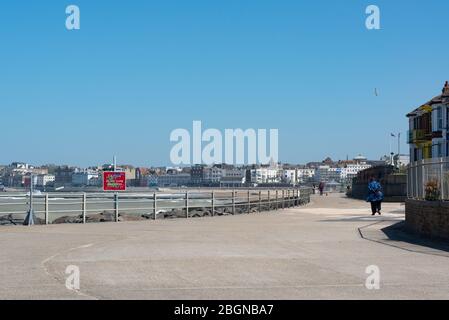 Margate in lockdown during Covid-19 Stock Photo