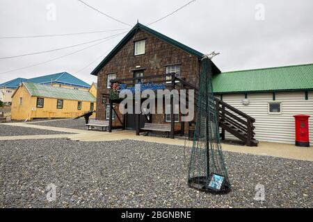 Historic Dockyad Museum in Stanley, Falkland Islands, Falklands Stock Photo