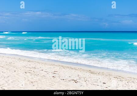 Varadero Beach landscape in Cuba Stock Photo