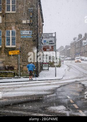 The market town of Rothbury in Northumberland, UK Stock Photo - Alamy